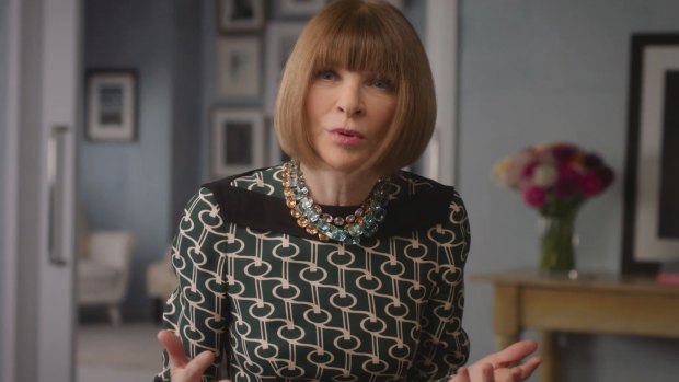 Teaching leadership ... Vogue editor-in-chief Anna Wintour.