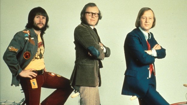 The humour of the Goodies, (from left) Bill Oddie, Graeme Garden and Tim Brooke-Taylor, still endures.
