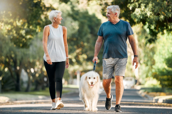 Walking is a great way to improve our health.