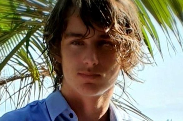 Patrick Stevenson as a younger man on the Gold Coast.