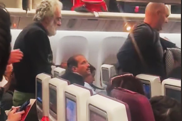 Perry Kouroumblis being led by police off the extradition flight from Rome before his court appearance in Melbourne on Wednesday.