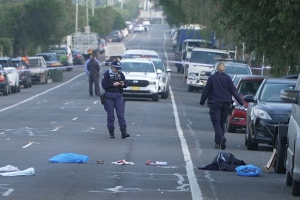 Police believe a 74-year-old man left fighting for life on the side of a Yennora road was assaulted in a random early morning attack.
