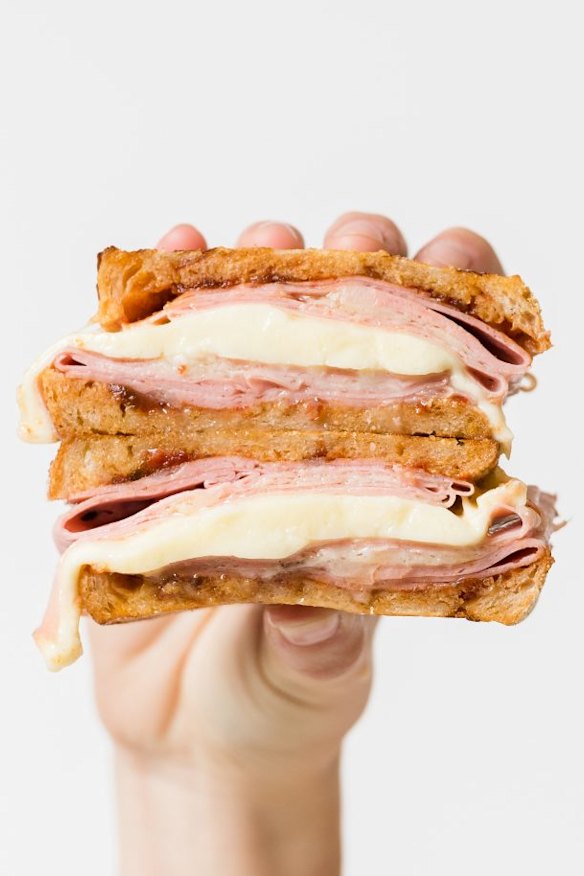 The HCT – ham and cheese toastie – at Hector’s.