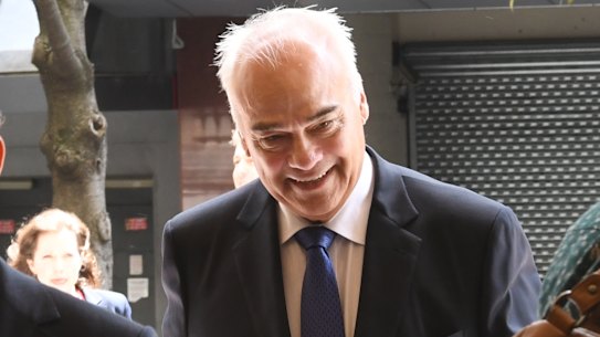 Peter Gregg at the Downing Centre Court in Sydney earlier this year.