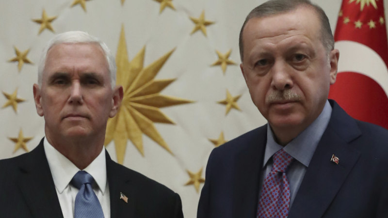 Αποτέλεσμα εικόνας για Pence with Erdogan