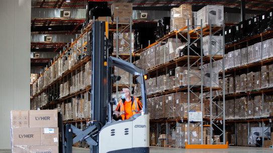 Thousands of rapid antigen tests arrived in Melbourne this week.