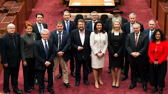 Senators Brian Burston, Pauline Hanson, Jonathon Duniam, Malcolm Roberts, Rod Culleton, James Paterson, Derryn Hinch, Murray Watt, Jane Hume, Skye KakoschkeMoore, Pat Dodson, Anthony Chisholm, Stirling Griff, Don Farrell and Malarndirri McCarthy joined the Senate after the 2016 election.
