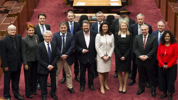 Senators Brian Burston, Pauline Hanson, Jonathon Duniam, Malcolm Roberts, Rod Culleton, James Paterson, Derryn Hinch, Murray Watt, Jane Hume, Skye KakoschkeMoore, Pat Dodson, Anthony Chisholm, Stirling Griff, Don Farrell and Malarndirri McCarthy joined the Senate after the 2016 election.