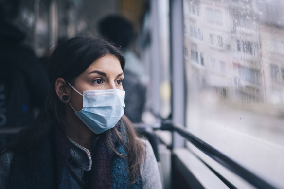 Masks are still compulsory on public transport.