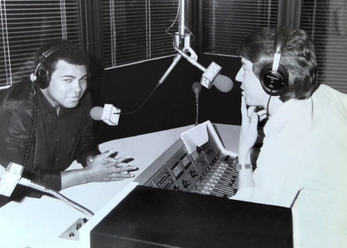 Ron E. Sparks with Muhammad Ali.