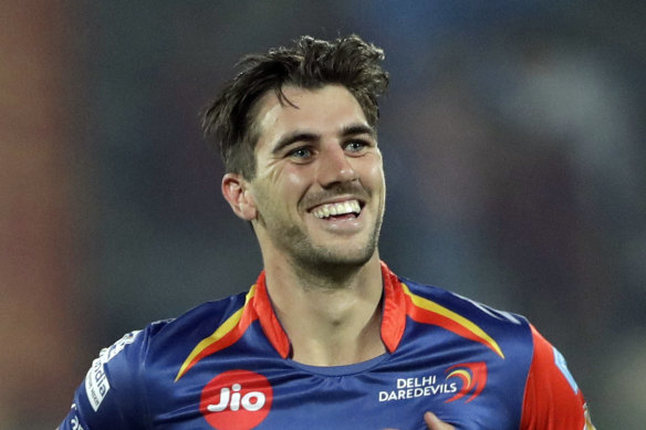 Pat Cummins, pictured here as a Delhi Daredevil, is among the Aussie stars away in India.