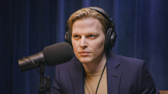 Ronan Farrow in Catch and Kill: The Podcast Tapes.
