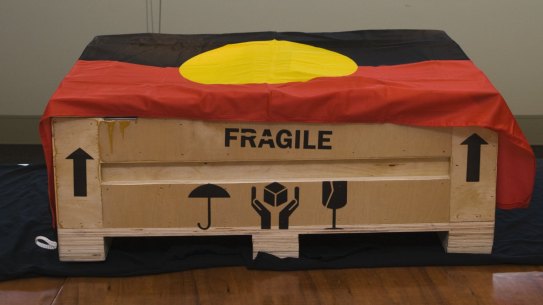 Secret and sacred Aboriginal objects returned to Australia by the Seattle Art Museum. 