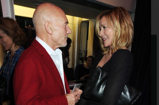 Kim Cattrall shared a tribute to Sir Patrick Stewart after news of his death broke.