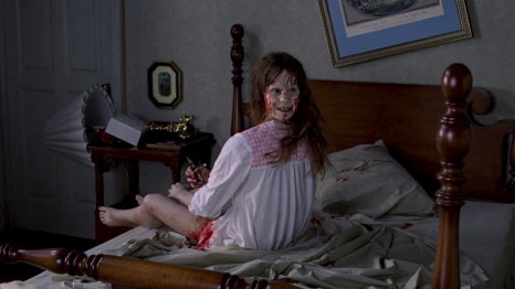 Headspinning: Linda Blair in The Exorcist.