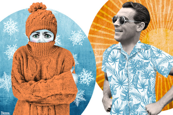 It’s true: Women feel the cold more than men.
