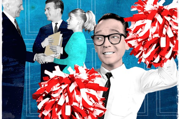 It pays to be your own cheerleader in the office.