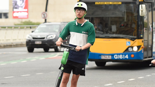 Lime scooter helmet top