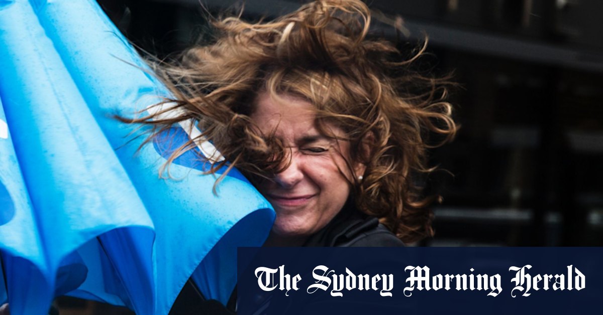 Strong winds, flights cancelled as Brisbane feels effects of ‘bomb cyclone’