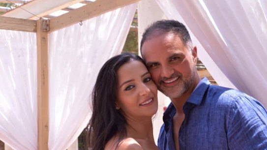 Miryam Fayad with her husband bankrupt property developer Fayad-Lee Fayad.
