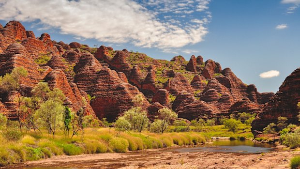 Beehive formations at the Bungle Bungles in Western Australia.
