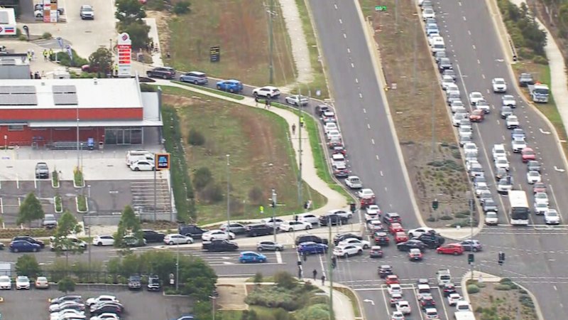 Police called, traffic chaos as desperate motorists fight for free petrol