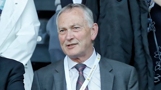Former Premier League boss Richard Scudamore has arrived in Australia.