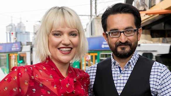 Jacinta Parsons and Sami Shah replaced ABC Melbourne's breakfast host, Red Symons.