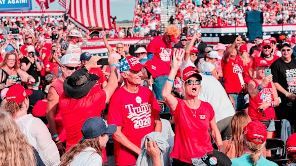 Big crowds have gathered for Trump campaign rallies in Florida, a state the President needs to win. 