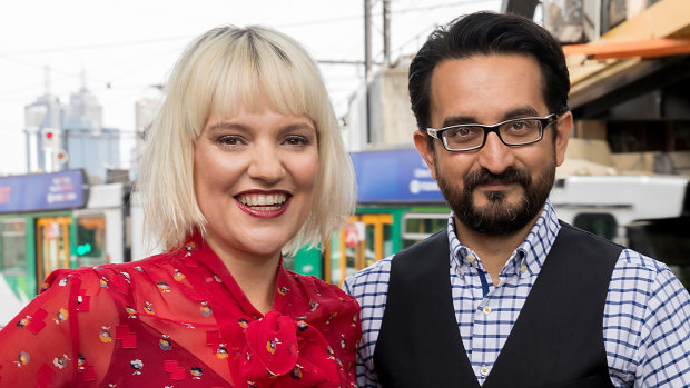 Jacinta Parsons and Sami Shah replaced ABC Melbourne's breakfast host, Red Symons.
