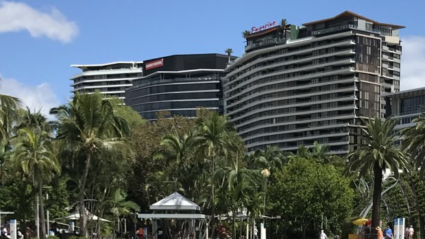 Virgin Australia Airlines is shifting its staff to five floors of the 15-storey Flight Centre building in Grey Street, South Brisbane, from September.