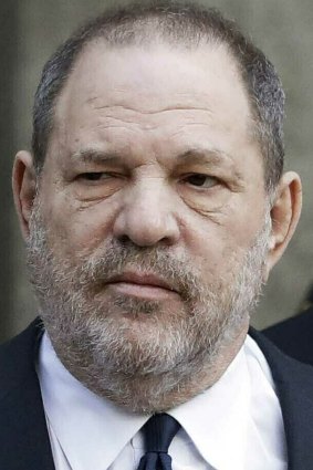 Harvey Weinstein leaves court in New York in 2018.