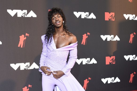 Lil Nas X at the MTV Video Music Awards this week.