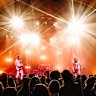 Brisbane band Bugs performing at the Princess Theatre.