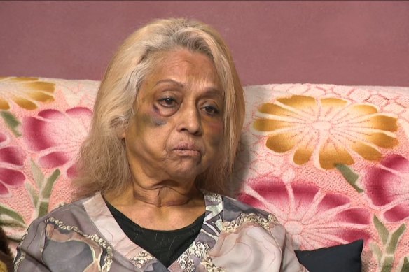 Ninette Simons, 76, was assaulted in her own home by men pretending to be police officers.