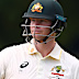 Steve Smith scores a half century against Bangladesh.