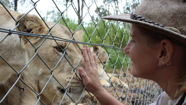 Zookeeper Jennifer Brown is recovering from injuries sustained after she was attacked by two lions at Shoalhaven Zoo on May 29.