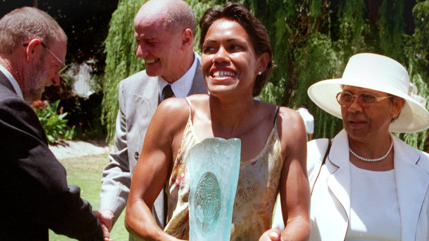 The 1998 Australian of the Year, Cathy Freeman.