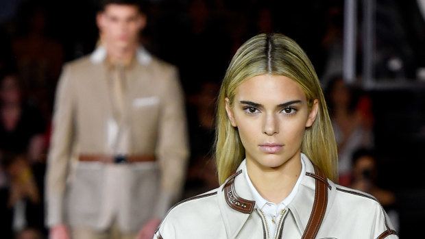 In case you missed it ... Kendall Jenner went blonde for Burberry. 