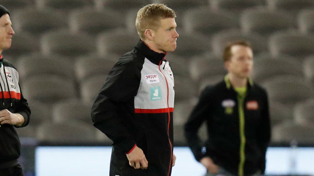 A hamstring injury will sideline Dan Hannebery for a "lengthy period".