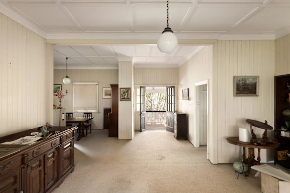 The house at 14 Enderley Road, Clayfield, sits on a 1062-square-metre block.