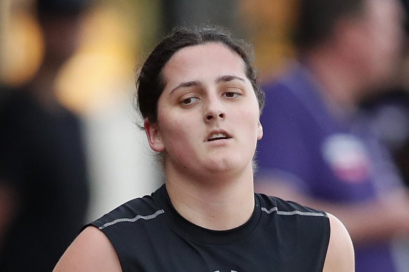 Lucy McEvoy is expected to be one of the early picks in Tuesday's AFLW draft. 