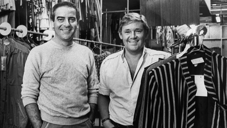 Fashion designers George Gross and Harry Watt.