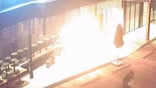 A Queensland restaurant under renovation has been targeted by a pair of firebombers.