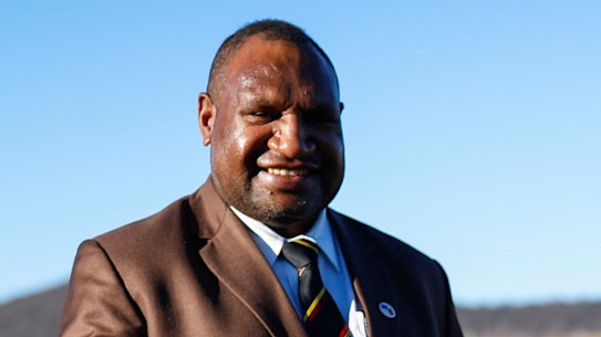 Papua New Guinea Prime Minister James Marape on his trip to Australia.