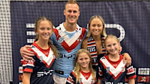 DCE with his daughters.