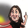 Senator Lidia Thorpe makes her Greens getaway.