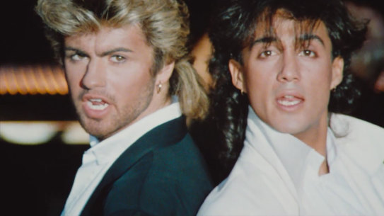 Wham bam: George Michael and Andrew Ridgeley in Wham!