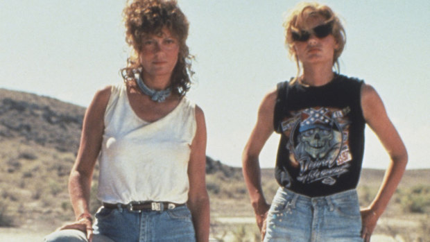 Thelma and Louise starring Gina Davis and Susan Sarandon.