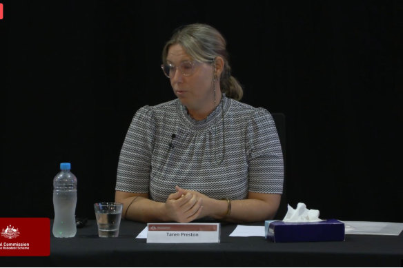 Former social worker Taren Preston Preston said she felt there was a departmental shift towards championing policy “experts” rather than listening to social workers who advocated on behalf of customers.